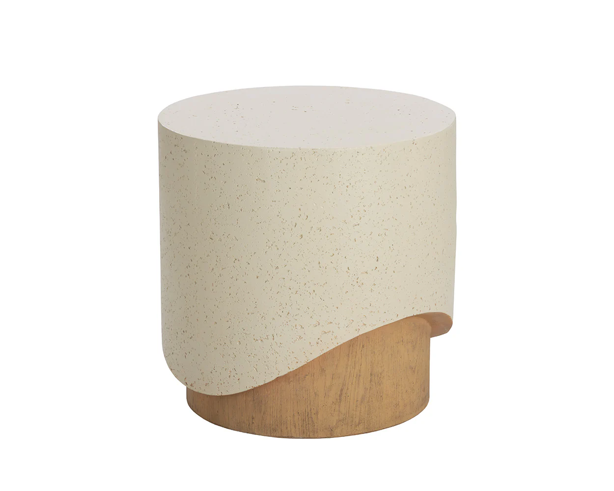 Patras End Table Contemporary Side Table for Living Room, Bedroom, or Office Decor